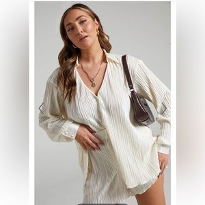 Showpo Plisse 2 pc short set